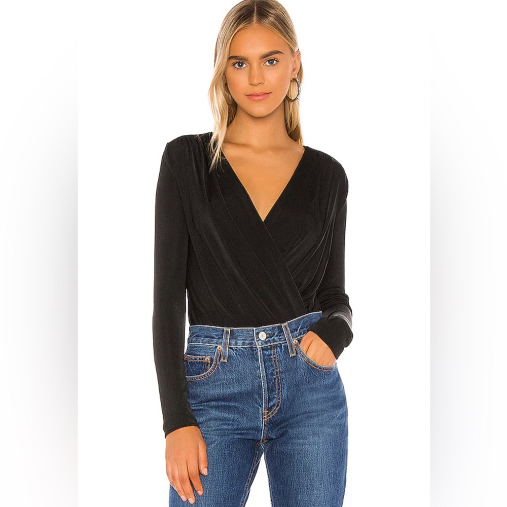 Free People Turnt Bodysuit in Black